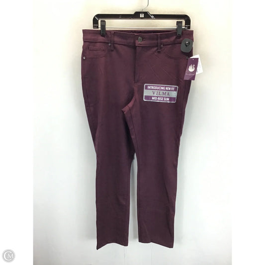Pants Joggers By Gloria Vanderbilt In Red, Size: 10