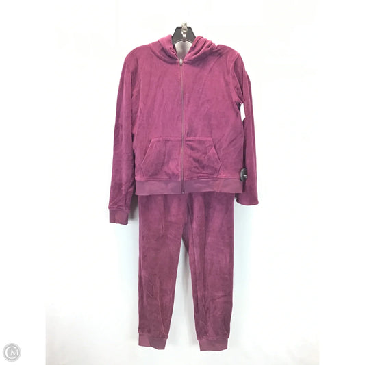 Athletic Pants 2pc By Fashion Nova In Purple, Size: L