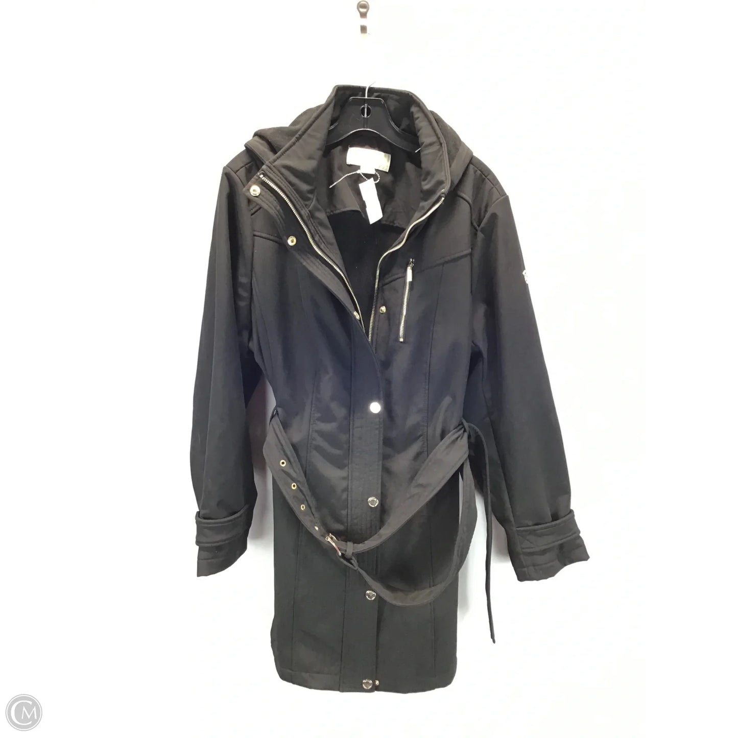 Coat Designer By Michael Kors In Black, Size: Xl
