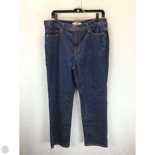 Jeans Straight By Levis In Blue, Size: 16