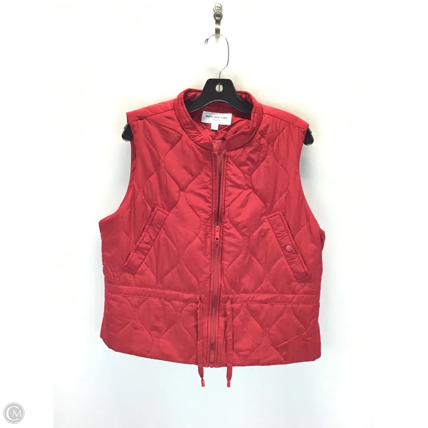 Vest Puffer & Quilted By Marc New York In Red, Size: L