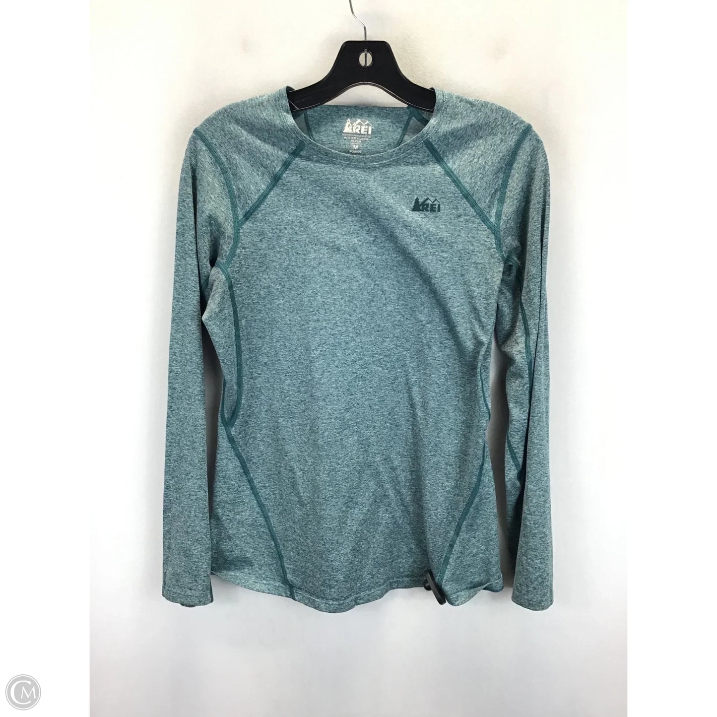 Athletic Top Long Sleeve Crewneck By Rei In Green, Size: M