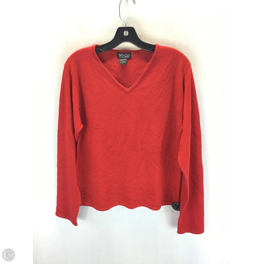 Sweater By New York And Co In Red, Size: L