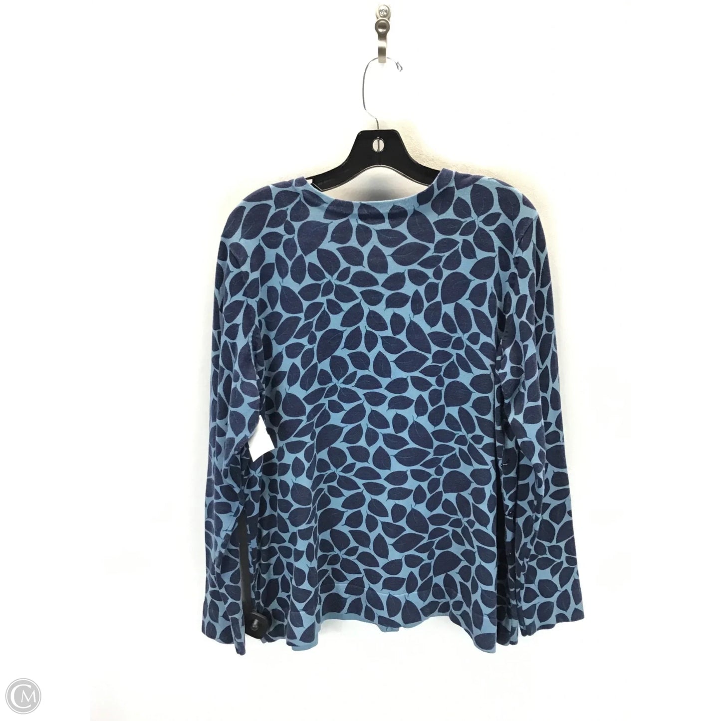 Cardigan By Charter Club In Blue, Size: 1x