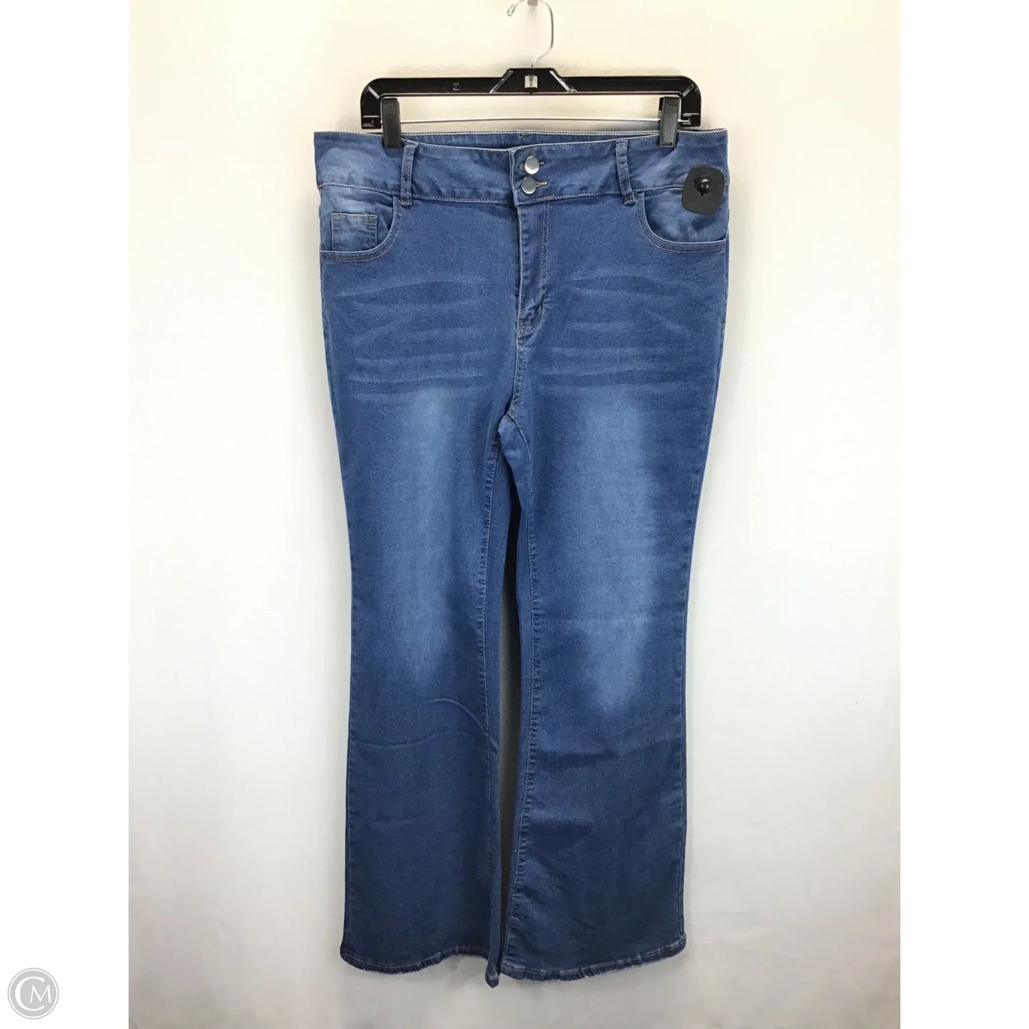Jeans Flared By Clothes Mentor In Blue, Size: 2x