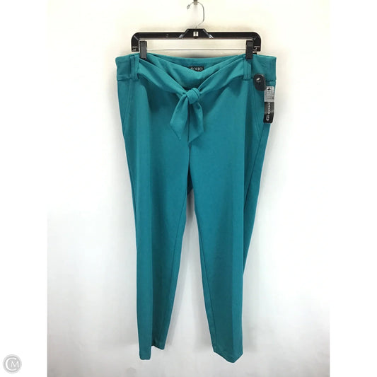 Pants Dress By Soho Apparel In Green, Size: Xl
