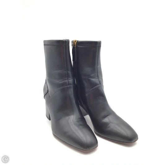 Boots Ankle Heels By Franco Sarto In Black, Size: 7.5