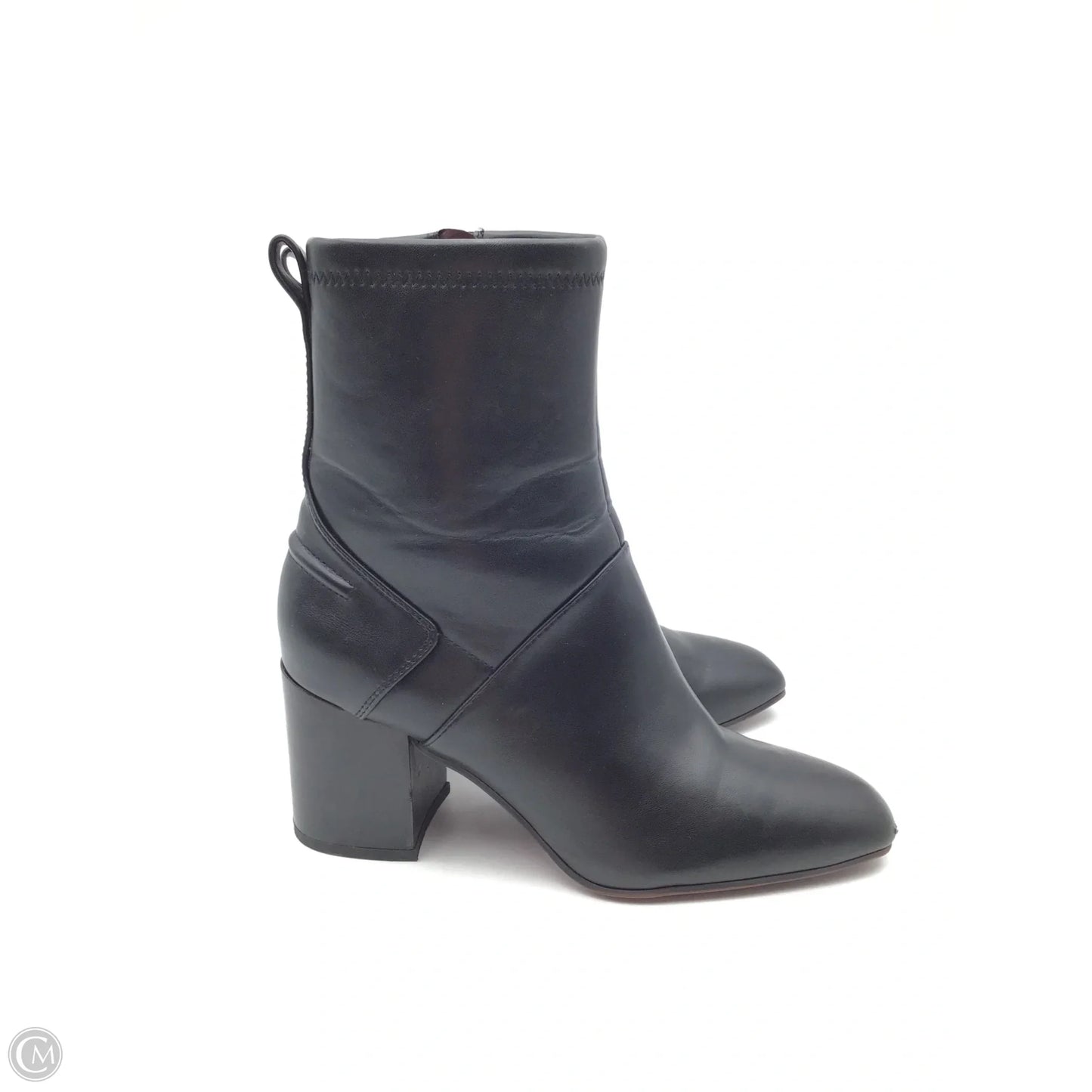 Boots Ankle Heels By Franco Sarto In Black, Size: 7.5