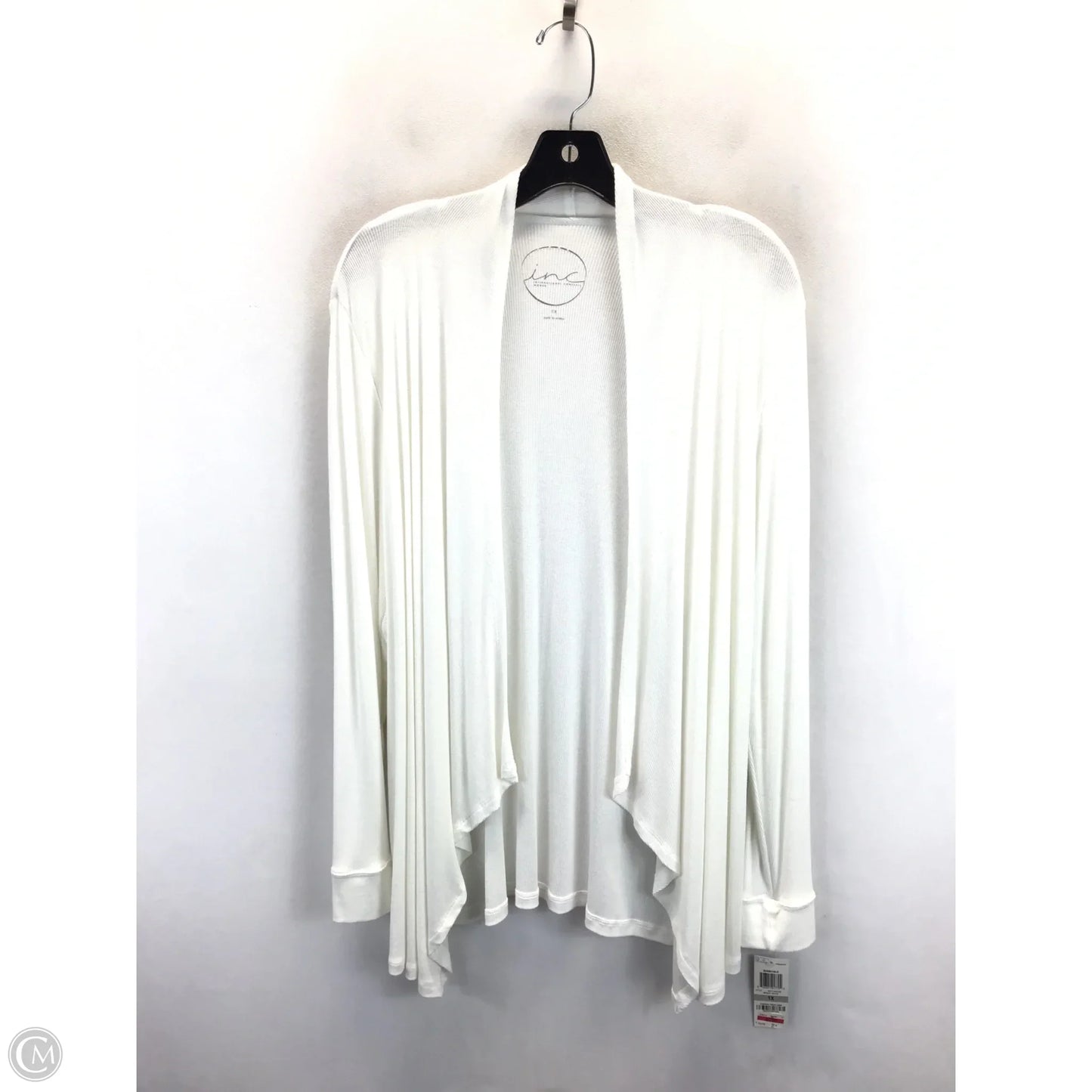 Cardigan By International Concepts In White, Size: 1x