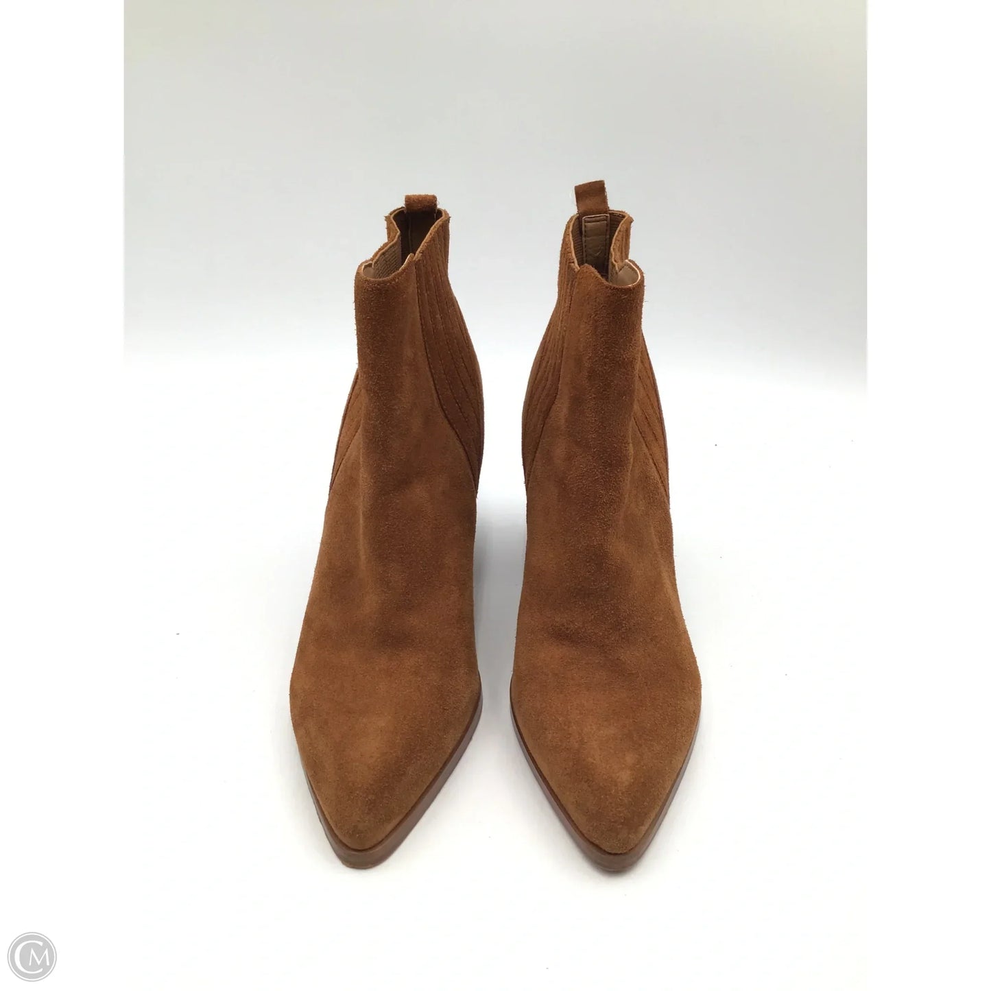 Boots Ankle Flats By Marc Fisher In Brown, Size: 8