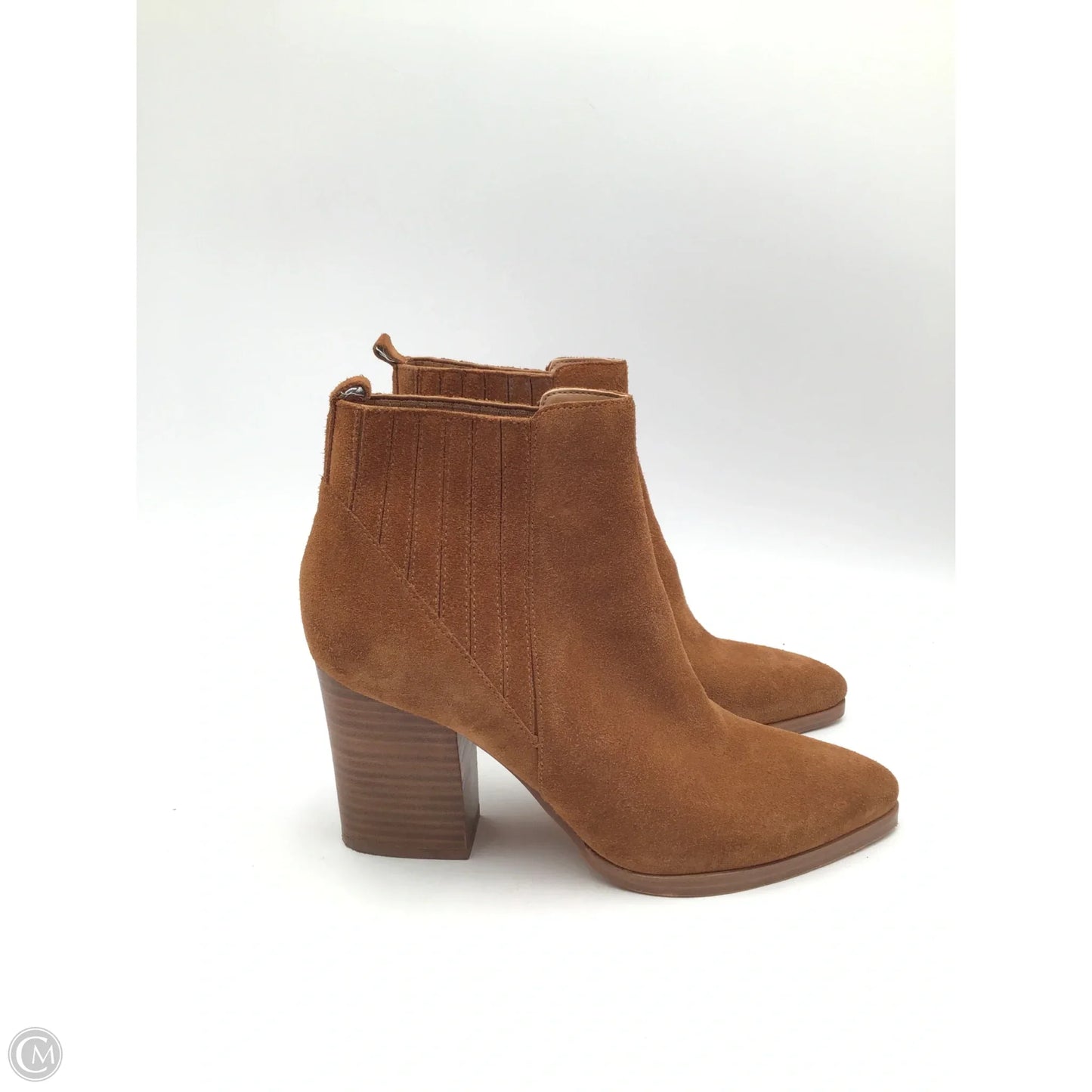 Boots Ankle Flats By Marc Fisher In Brown, Size: 8