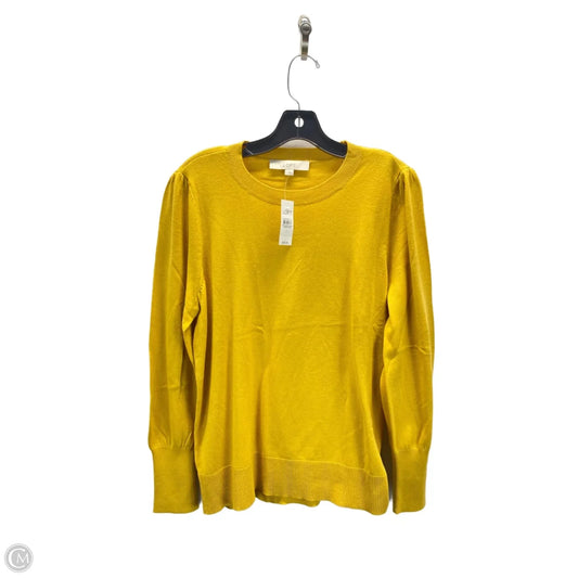 Sweater By Loft In Yellow, Size: L