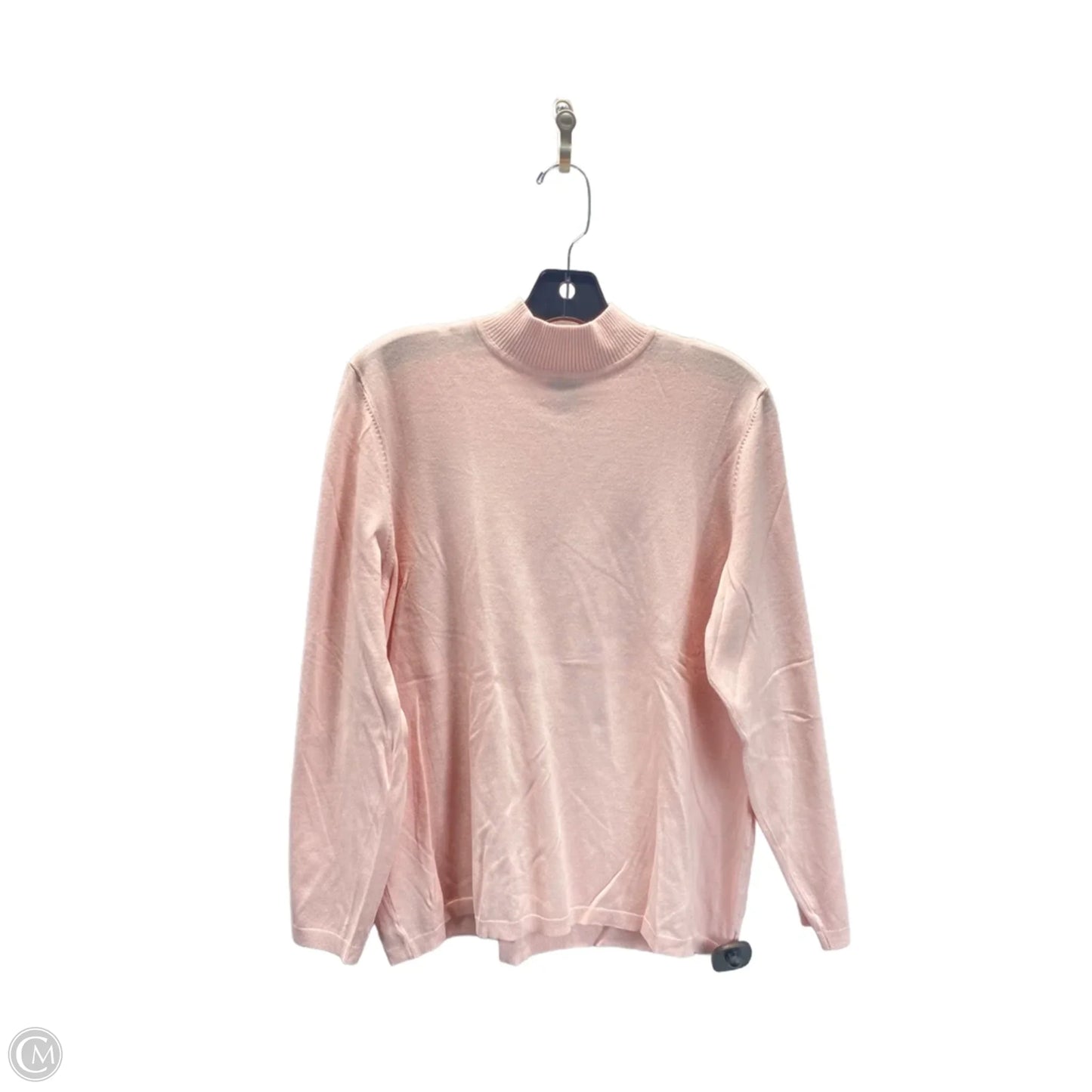 Sweater By Chicos In Pink, Size: Xl