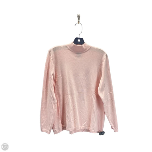 Sweater By Chicos In Pink, Size: Xl