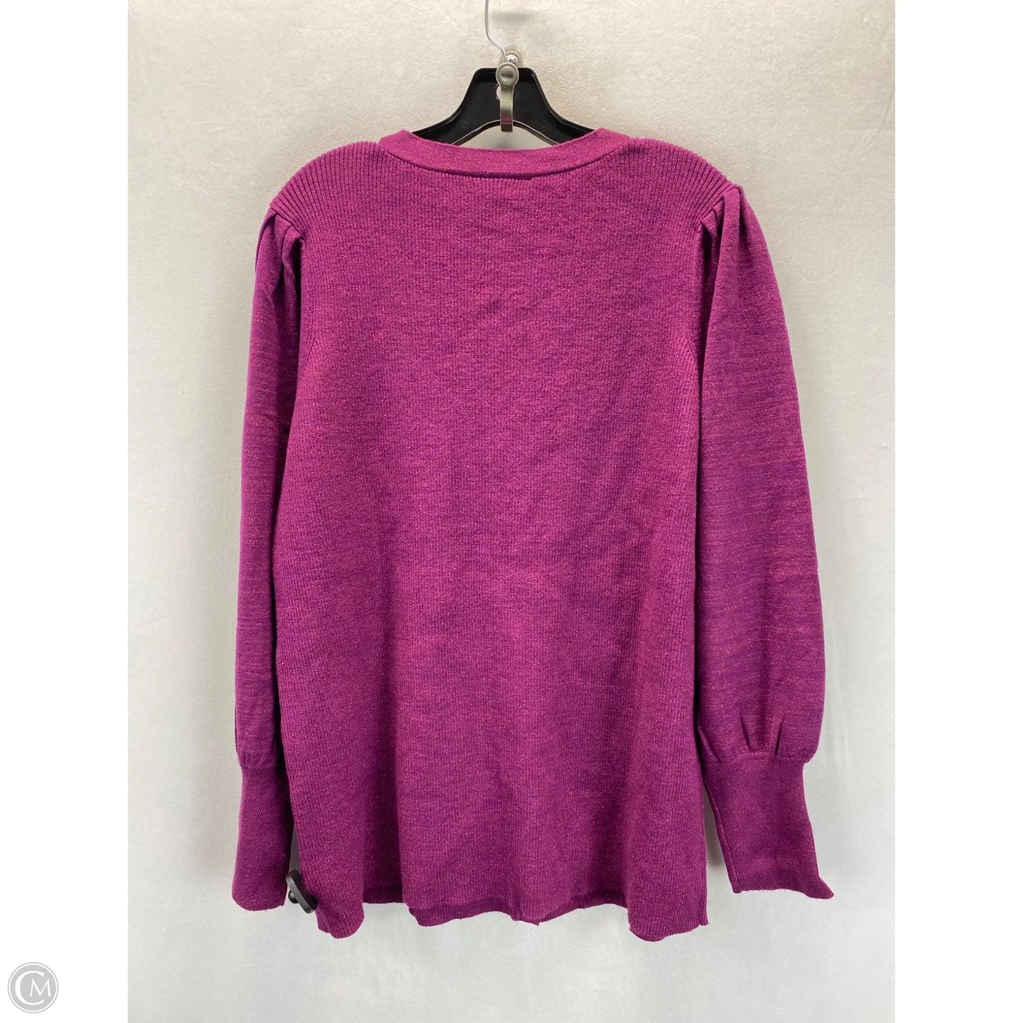 Cardigan By Lane Bryant In Purple, Size: 22