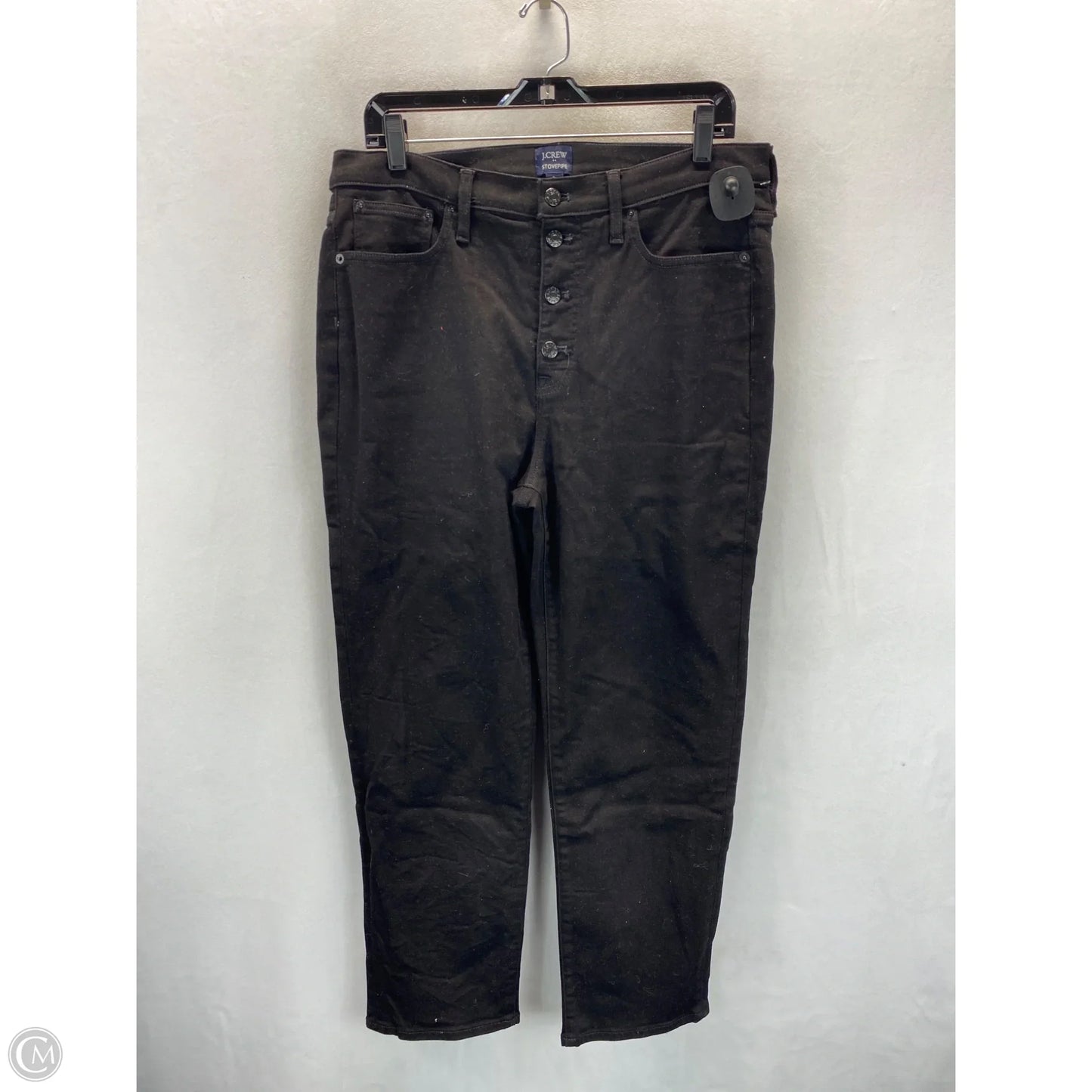Jeans Skinny By J. Crew In Black, Size: 8