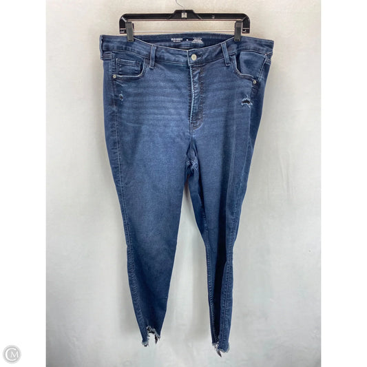 Jeans Skinny By Old Navy In Blue, Size: 18