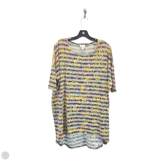 Top Short Sleeve By Lularoe In Multi-colored, Size: M