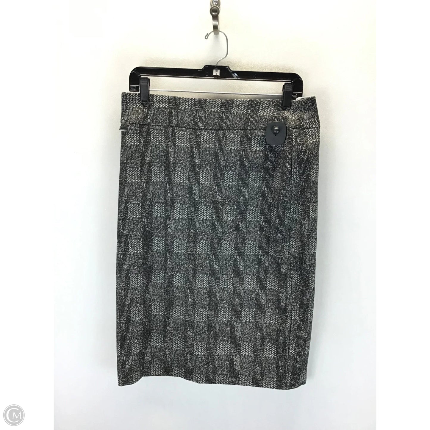 Skirt Midi By Soho Design Group In Black & Grey, Size: 10
