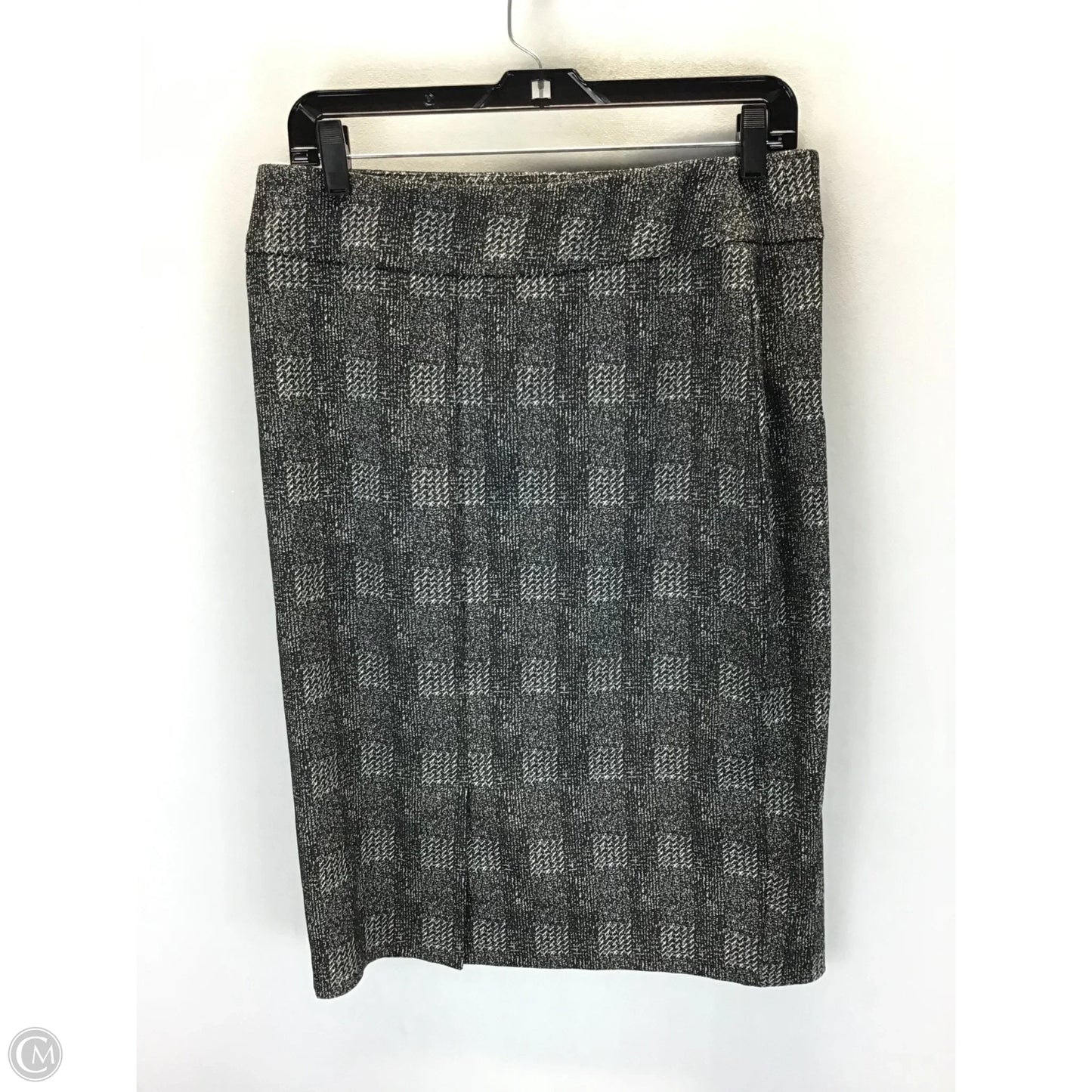 Skirt Midi By Soho Design Group In Black & Grey, Size: 10
