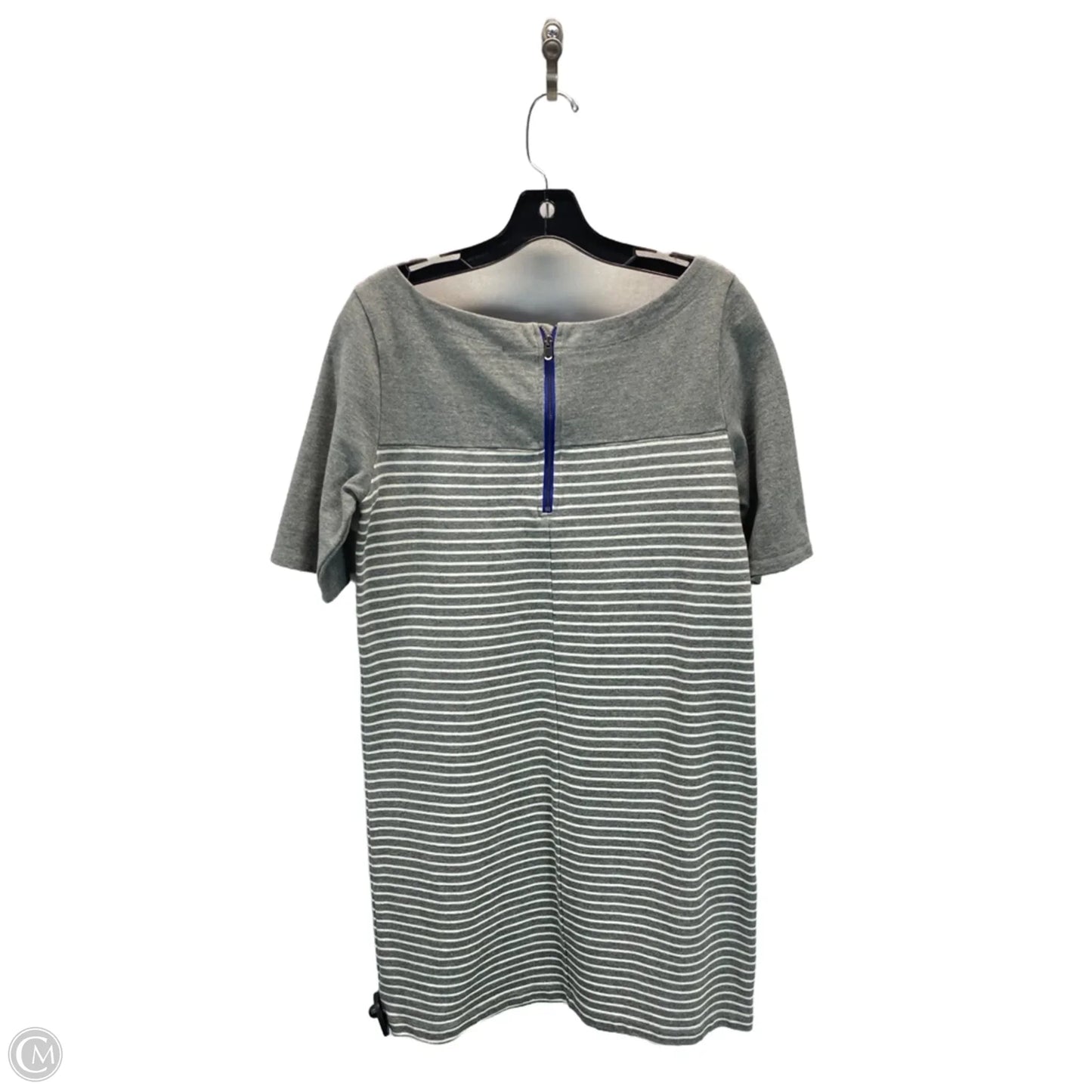 Dress Casual Midi By Gap In Striped Pattern, Size: M