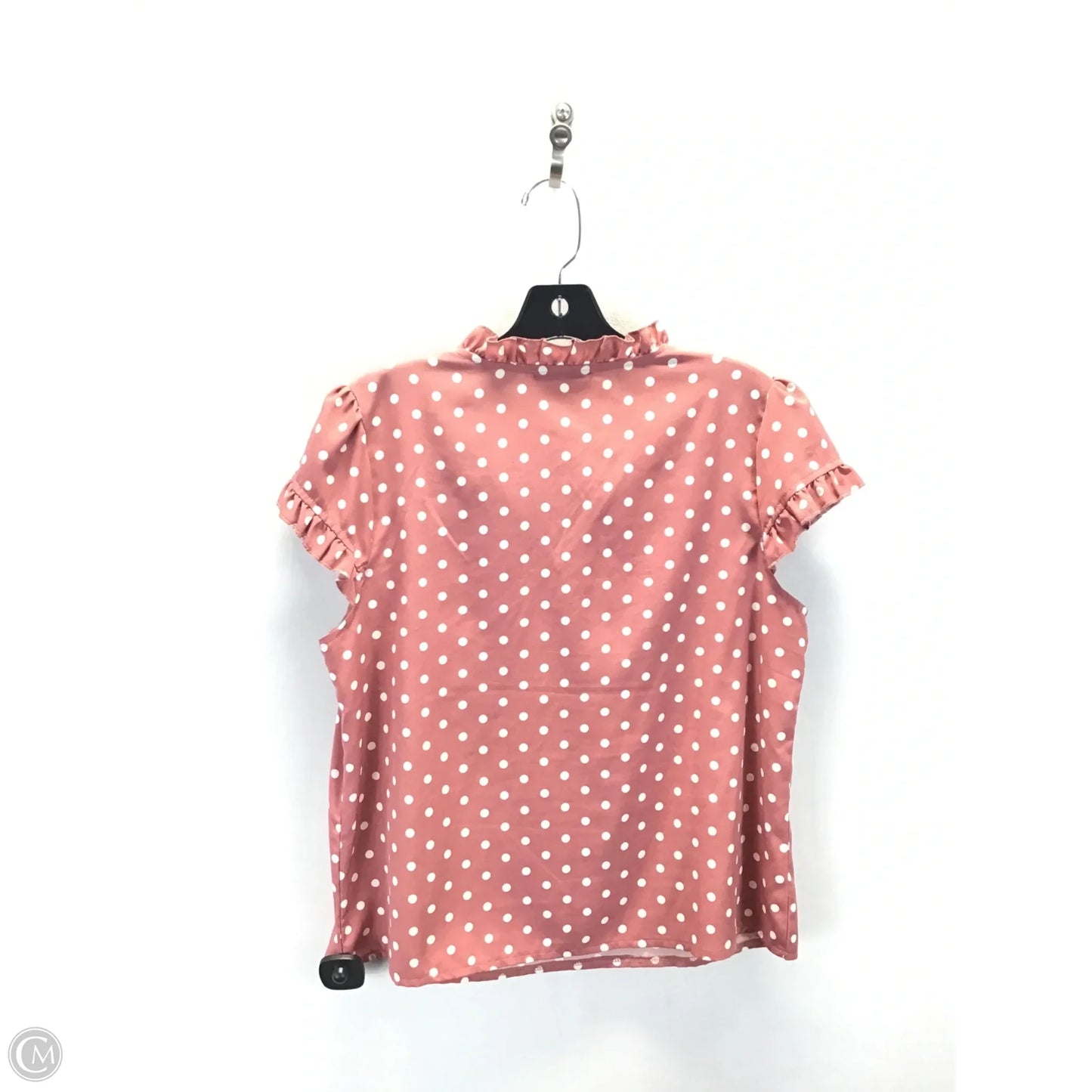 Top Sleeveless By Shein In Polkadot Pattern, Size: M