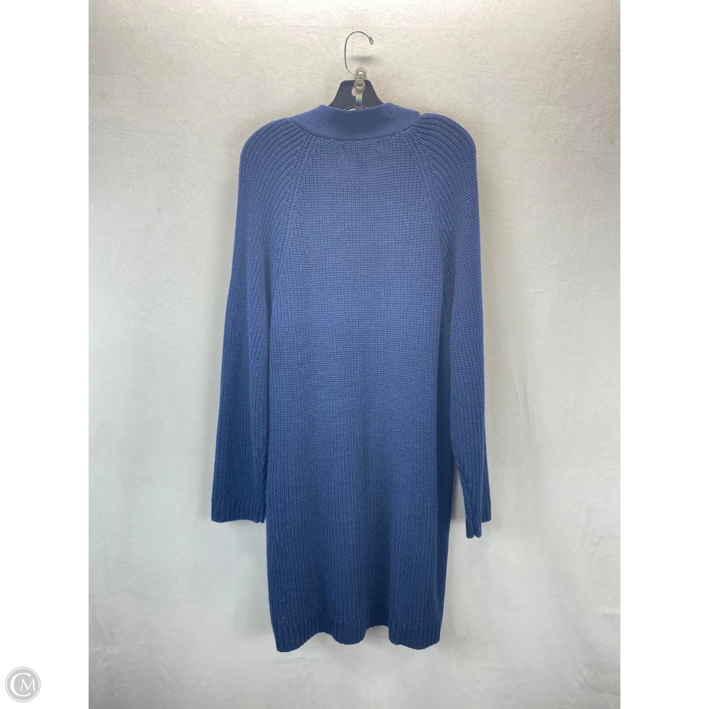 Sweater Cardigan By Woman Within In Navy, Size: 1x