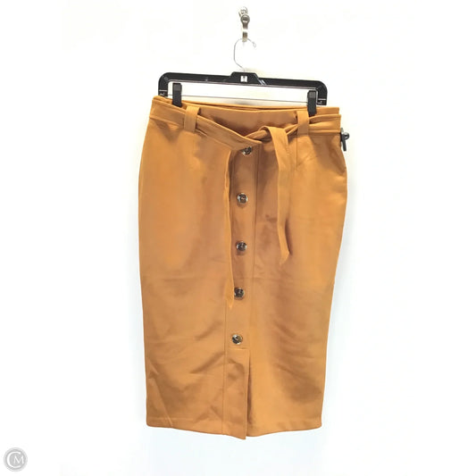Skirt Midi By Marc New York In Tan, Size: M