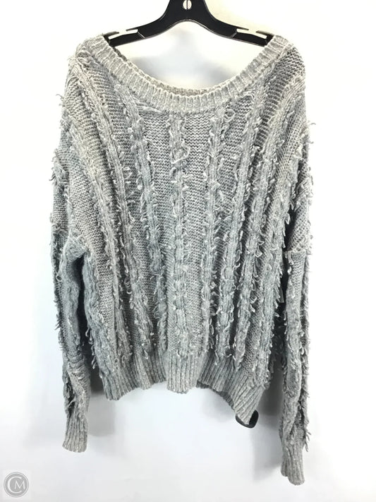Sweater By Joa In Grey, Size: M