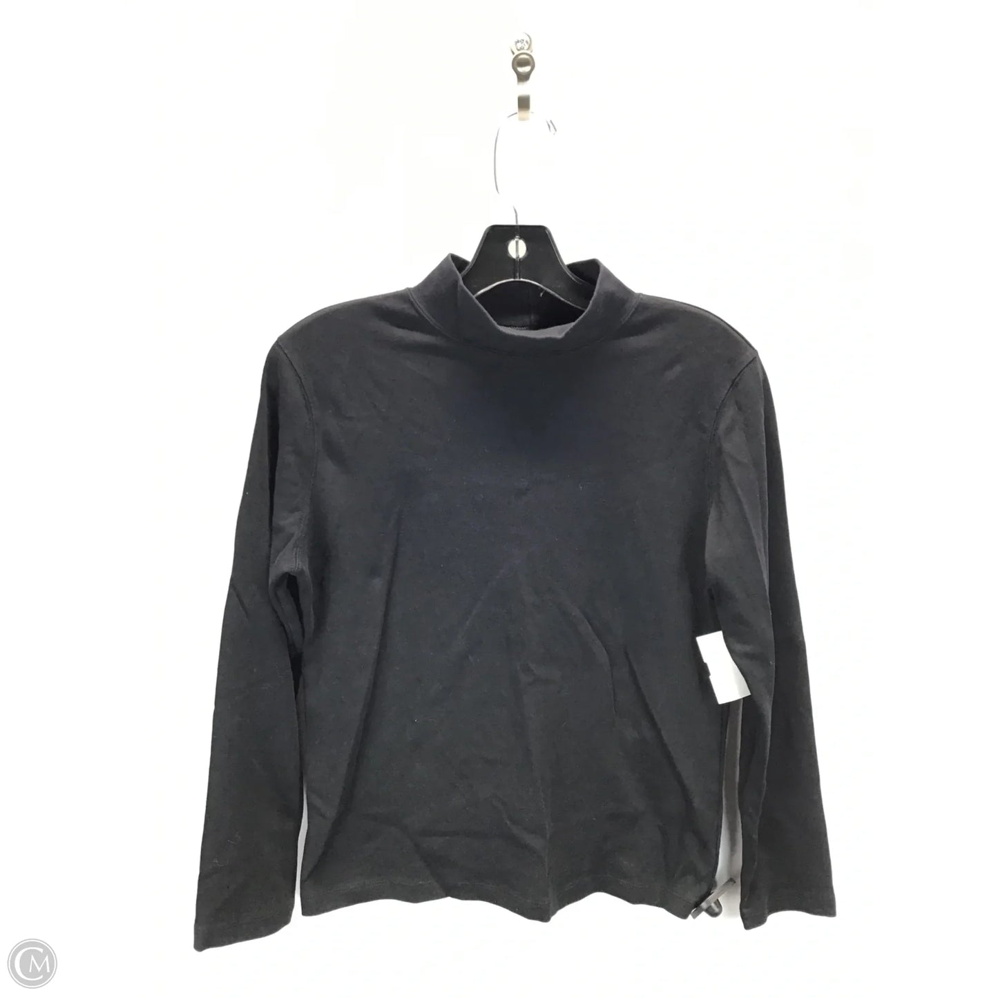 Top Long Sleeve Basic By St Johns Bay In Black, Size: M