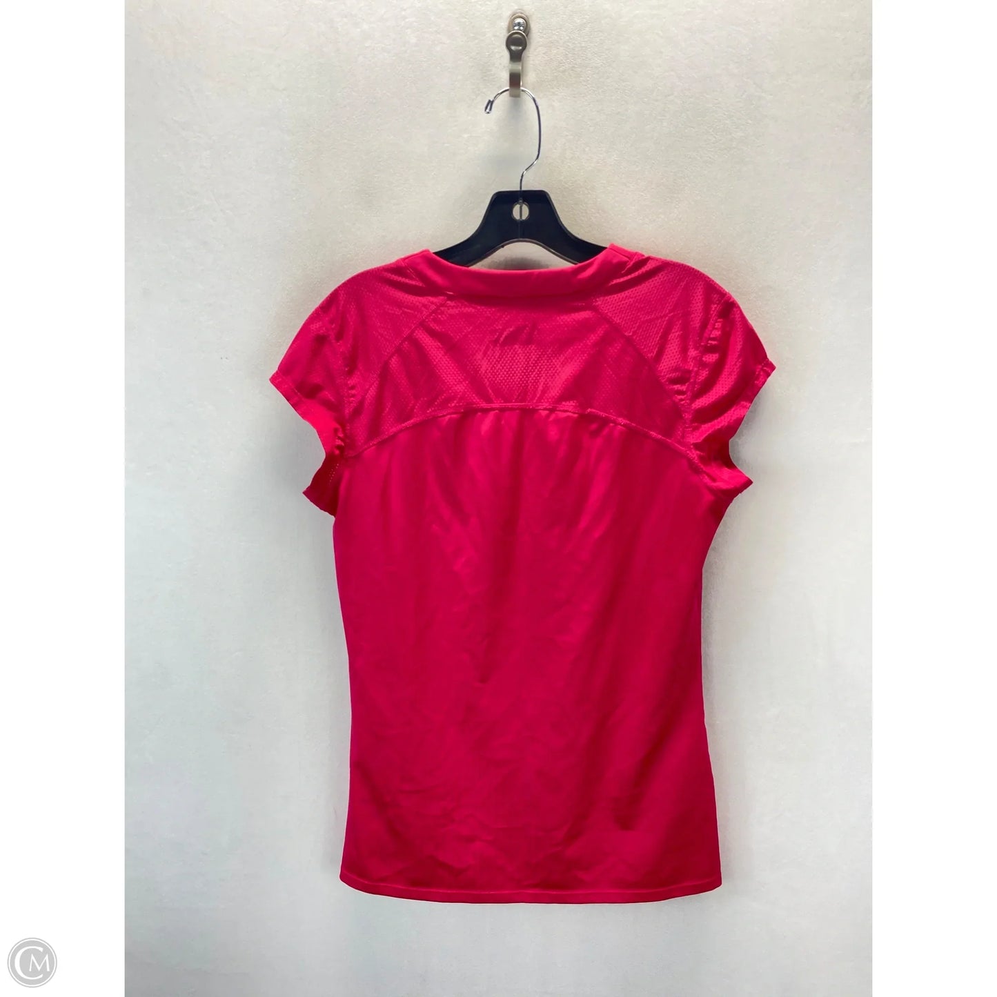 Athletic Top Short Sleeve By Roxy In Pink, Size: L
