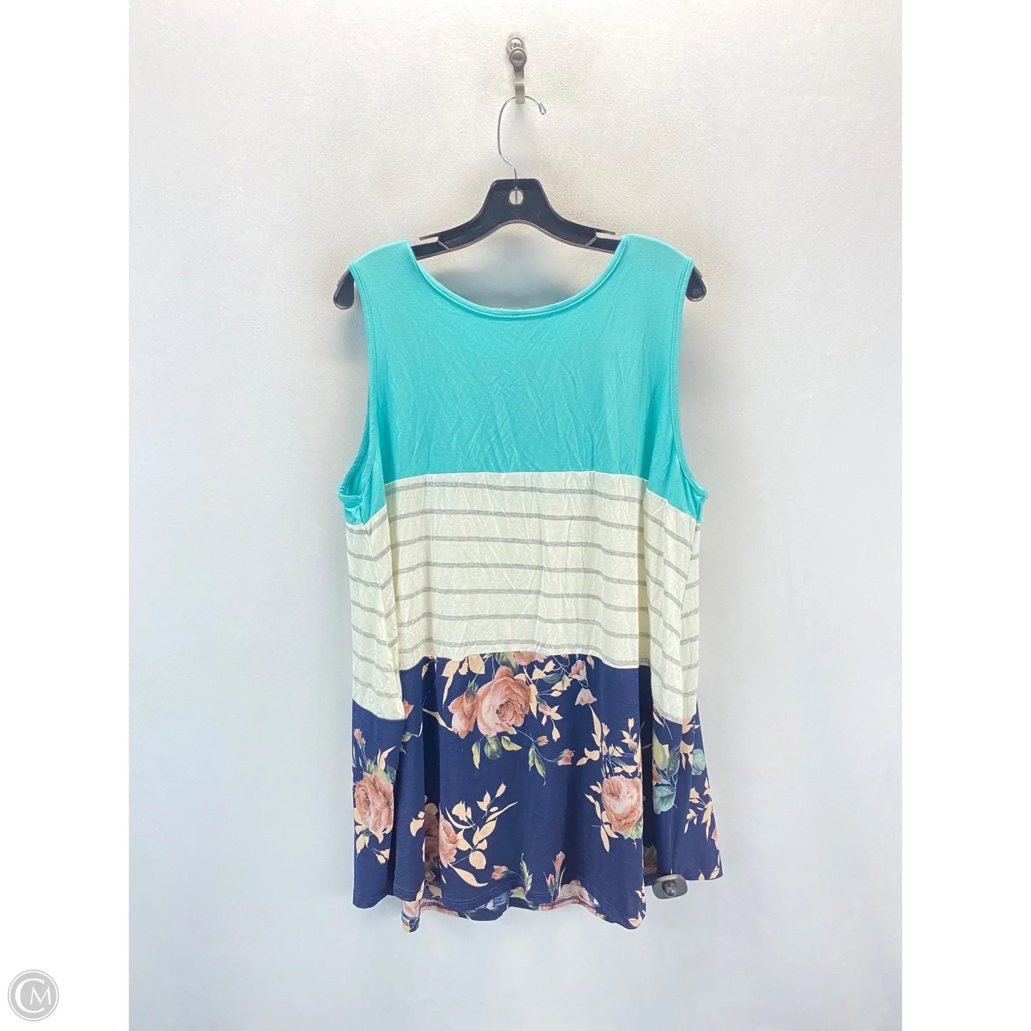 Top Sleeveless By Heimish Usa In Floral Print, Size: 2x