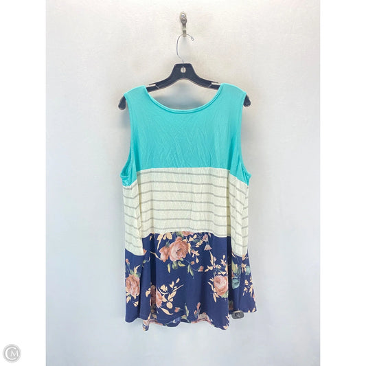 Top Sleeveless By Heimish Usa In Floral Print, Size: 2x