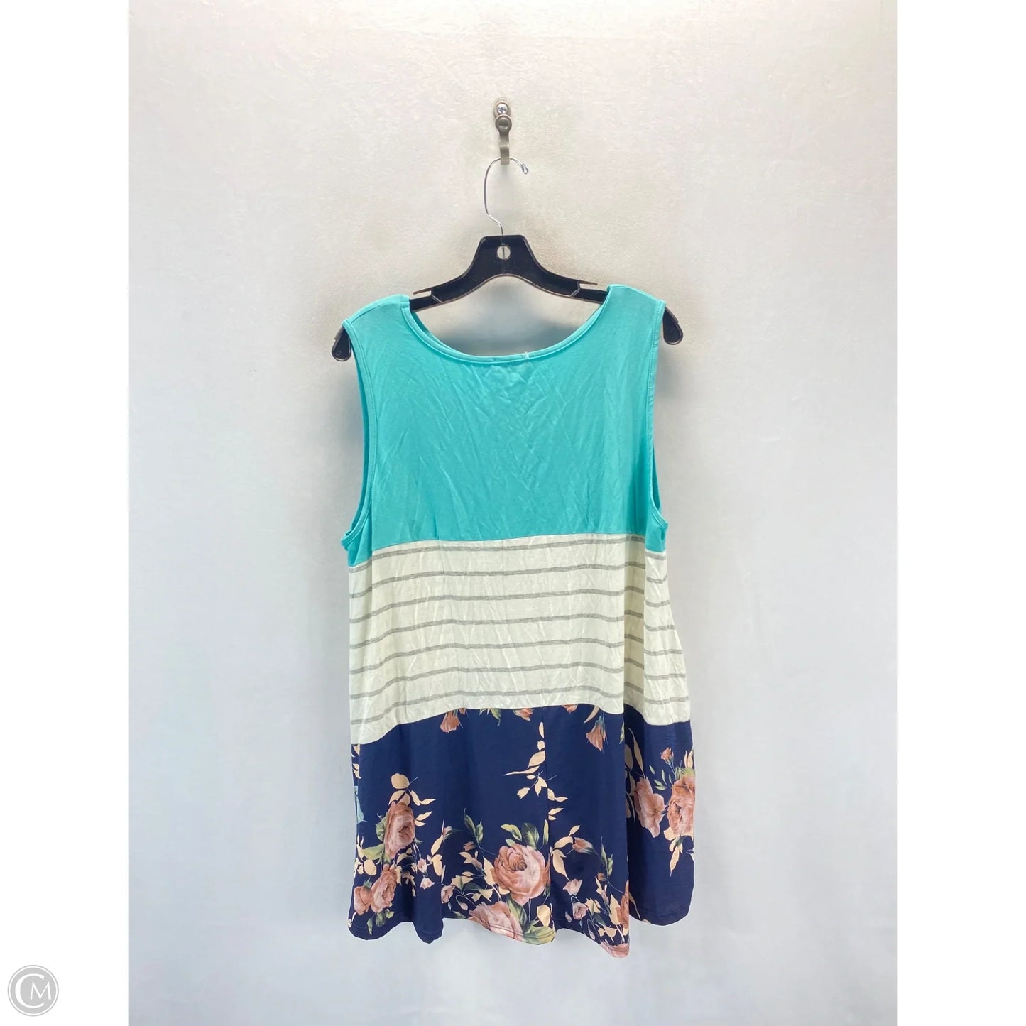 Top Sleeveless By Heimish Usa In Floral Print, Size: 2x