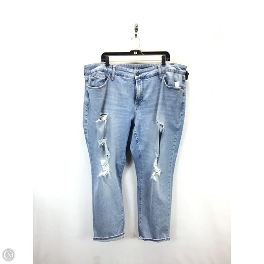Jeans Boyfriend By Ana In Blue Denim, Size: 20