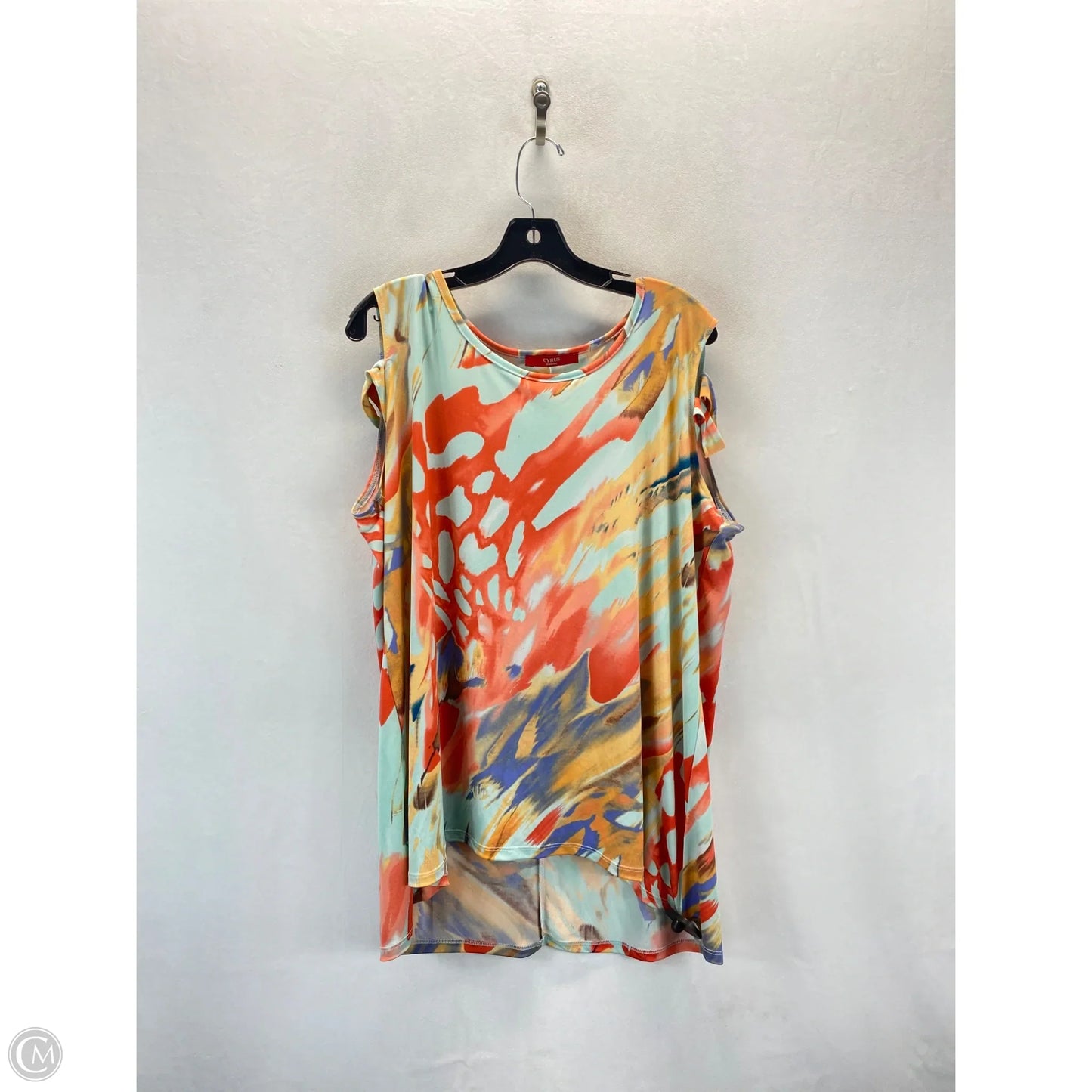 Top Sleeveless By Clothes Mentor In Multi-colored, Size: 2x