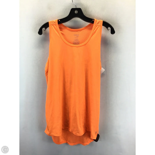Athletic Tank Top By Danskin In Orange, Size: L