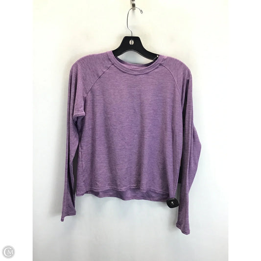 Top Long Sleeve Basic By Kyodan In Purple, Size: M