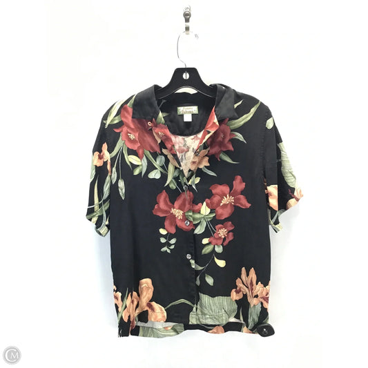 Top Short Sleeve By Tommy Bahama In Floral Print, Size: Xs