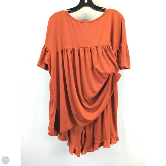 Shorts Set By Clothes Mentor In Brown, Size: L