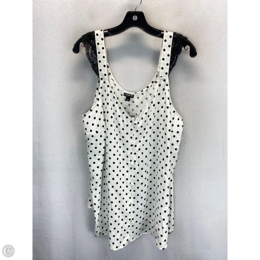Top Sleeveless By Torrid In Polkadot Pattern, Size: 2x