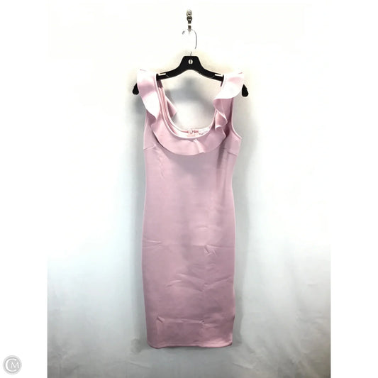 Dress Casual Midi By Venus In Pink, Size: M