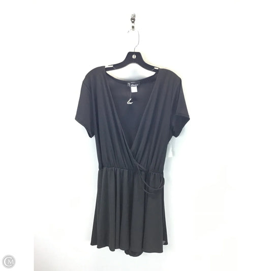Romper By Clothes Mentor In Black, Size: 2x