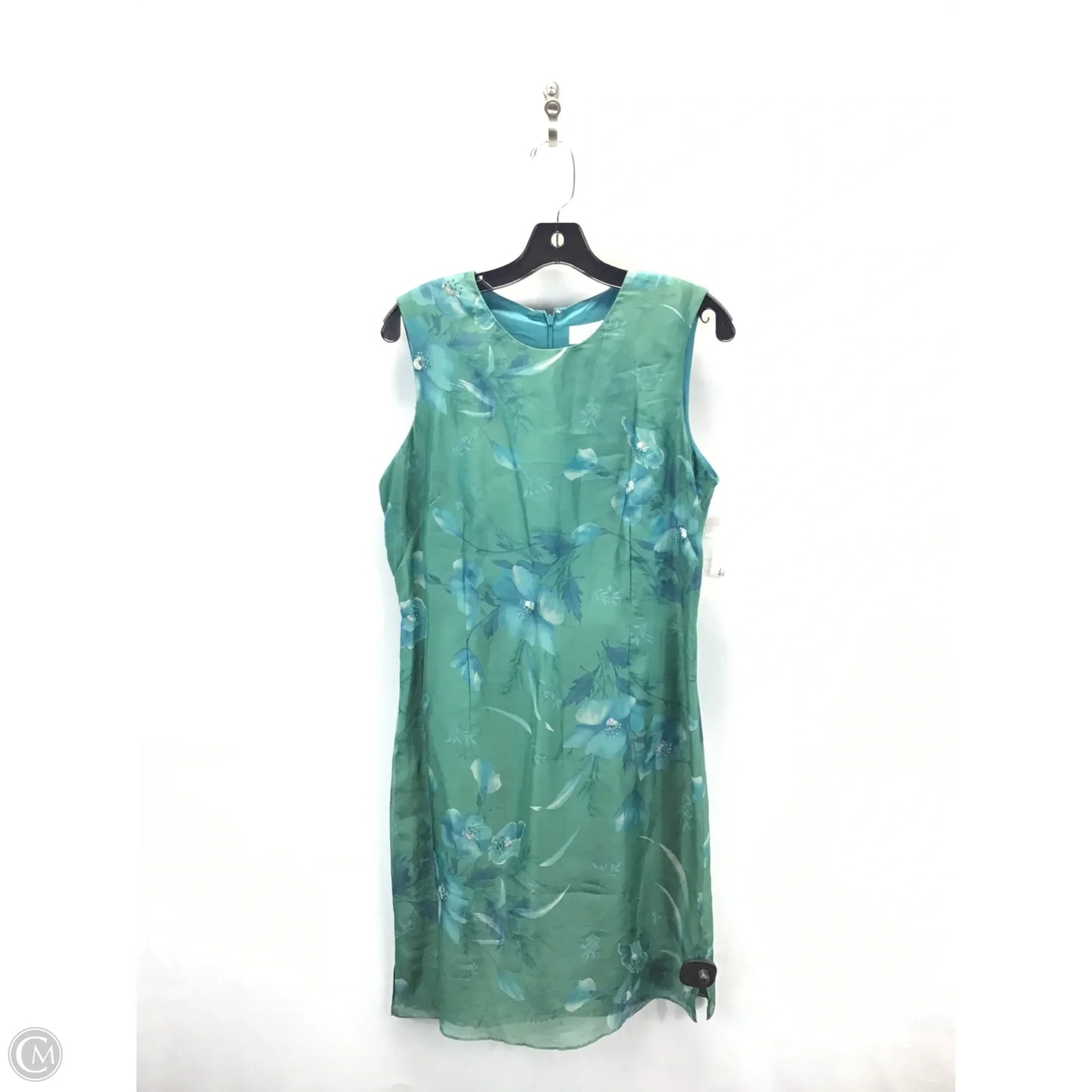 Dress Casual Midi By Liz Claiborne In Floral Print, Size: 10