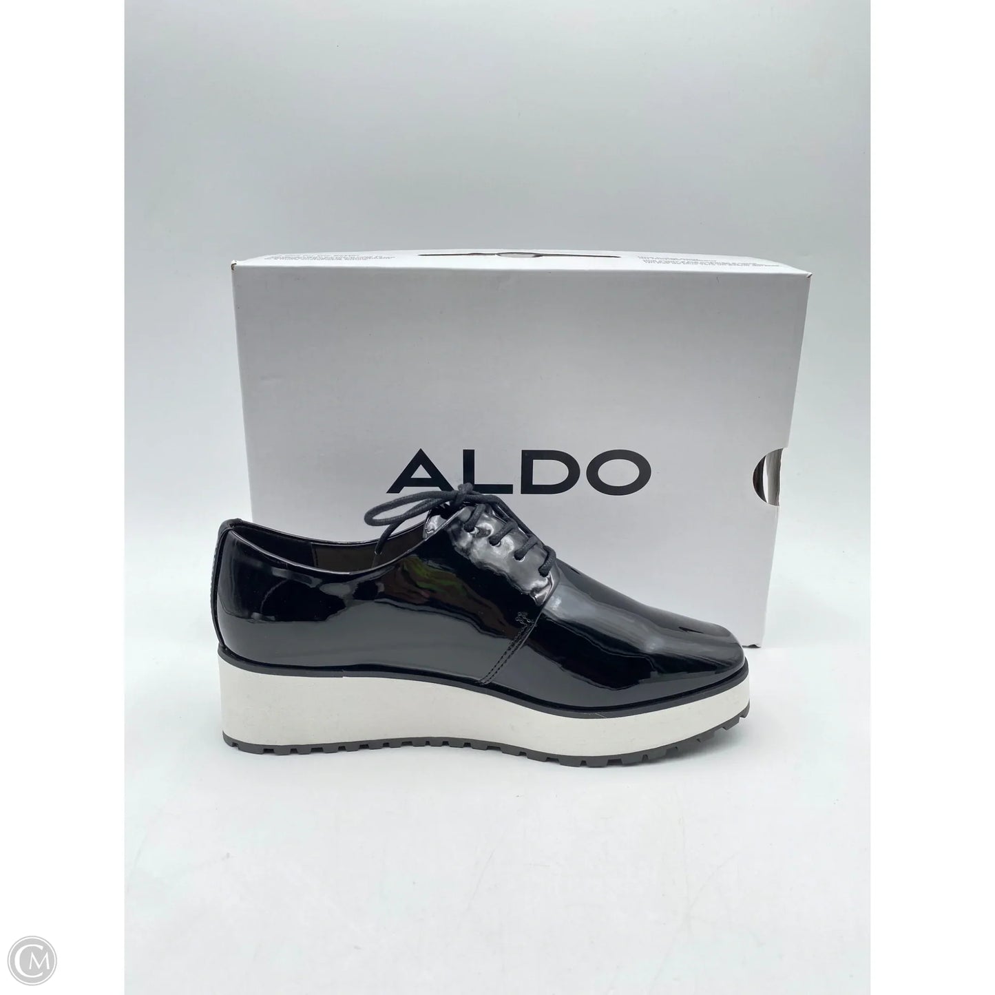 Shoes Sneakers Platform By Aldo In Black & White, Size: 6.5
