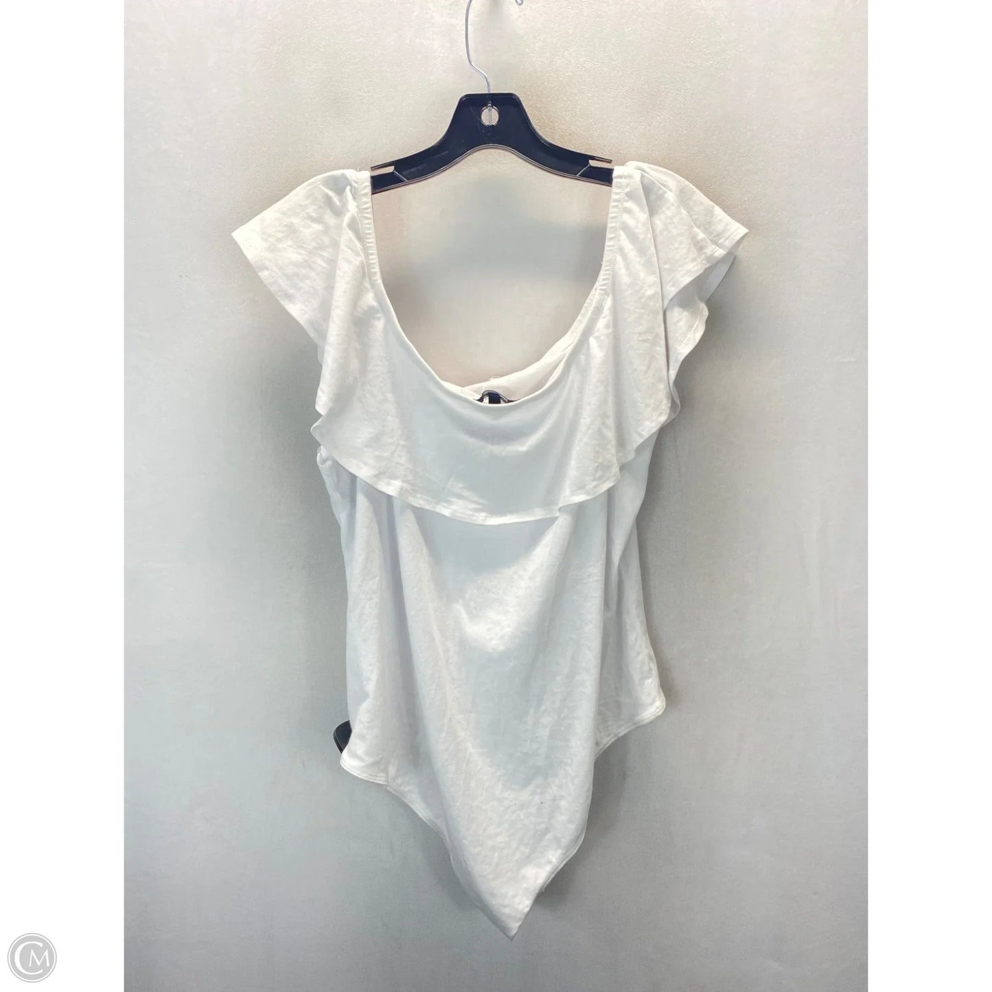 Bodysuit By Ambiance Apparel In White, Size: 3x