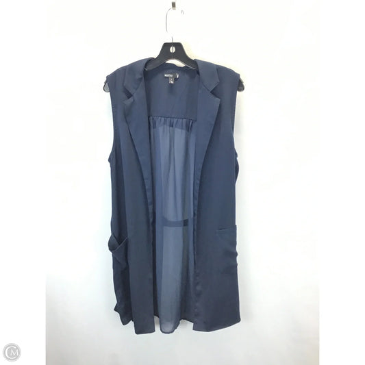 Vest Other By Clothes Mentor In Navy, Size: S