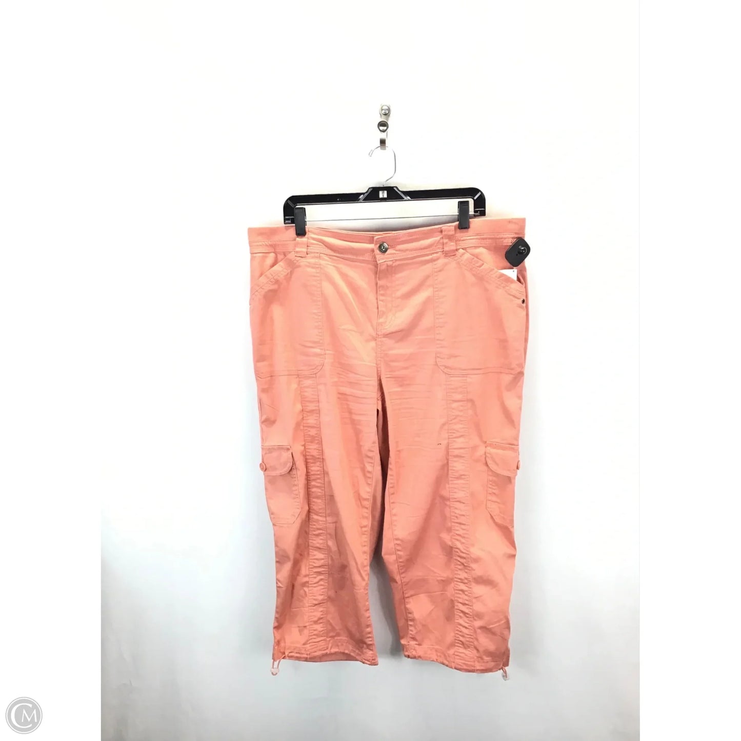 Pants Cropped By Style And Company In Peach, Size: 16