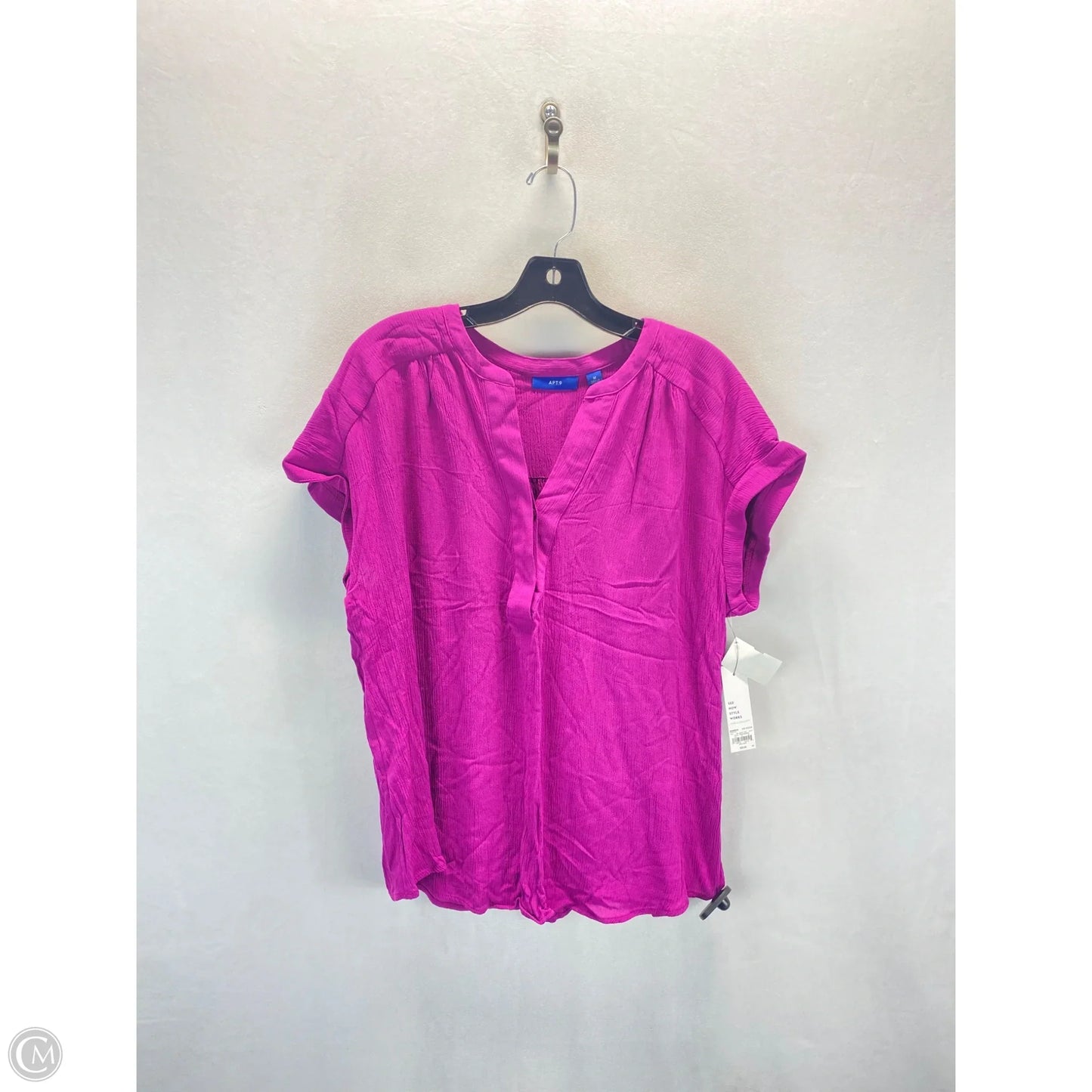 Top Sleeveless Basic By Apt 9 In Purple, Size: M
