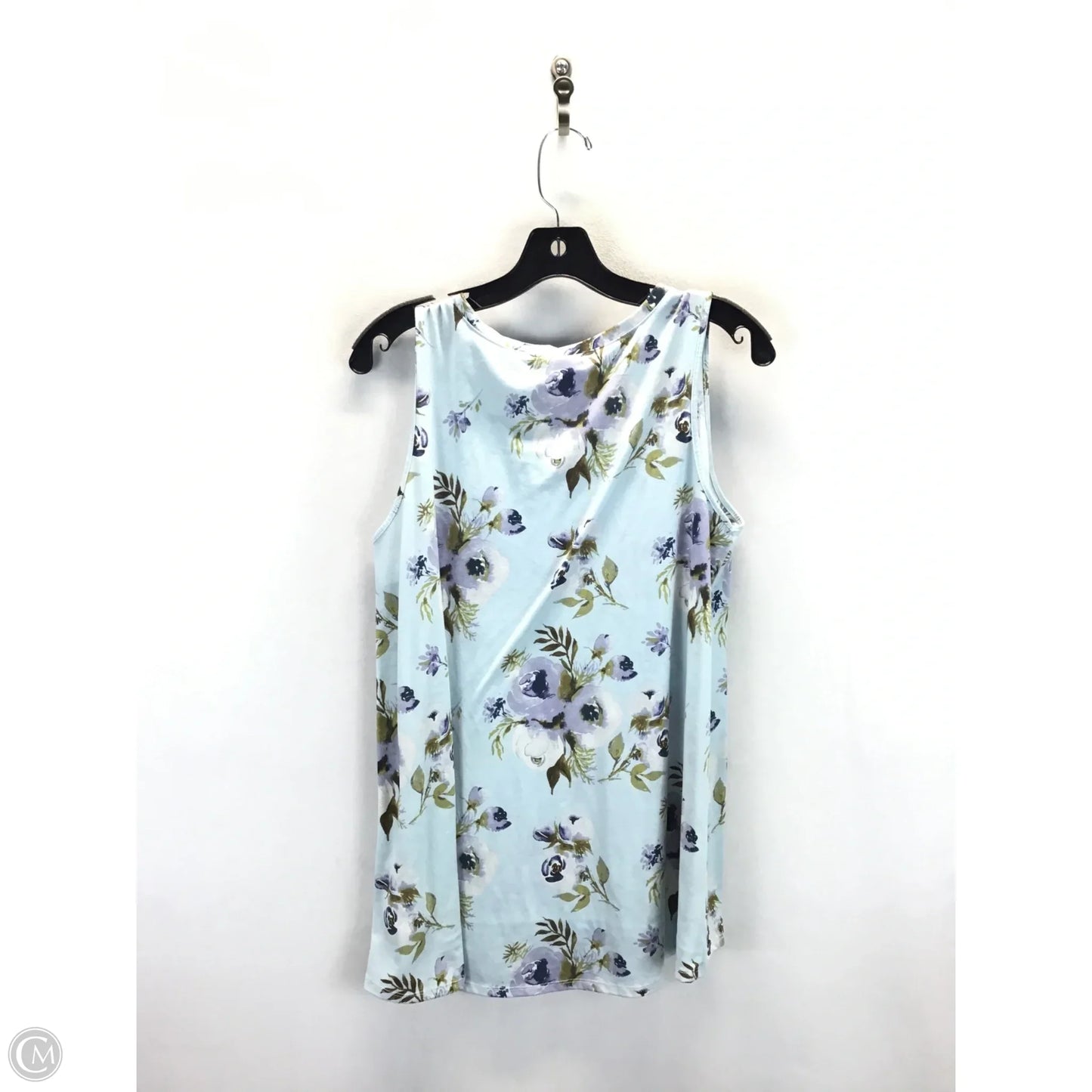Top Sleeveless By Lularoe In Floral Print, Size: M